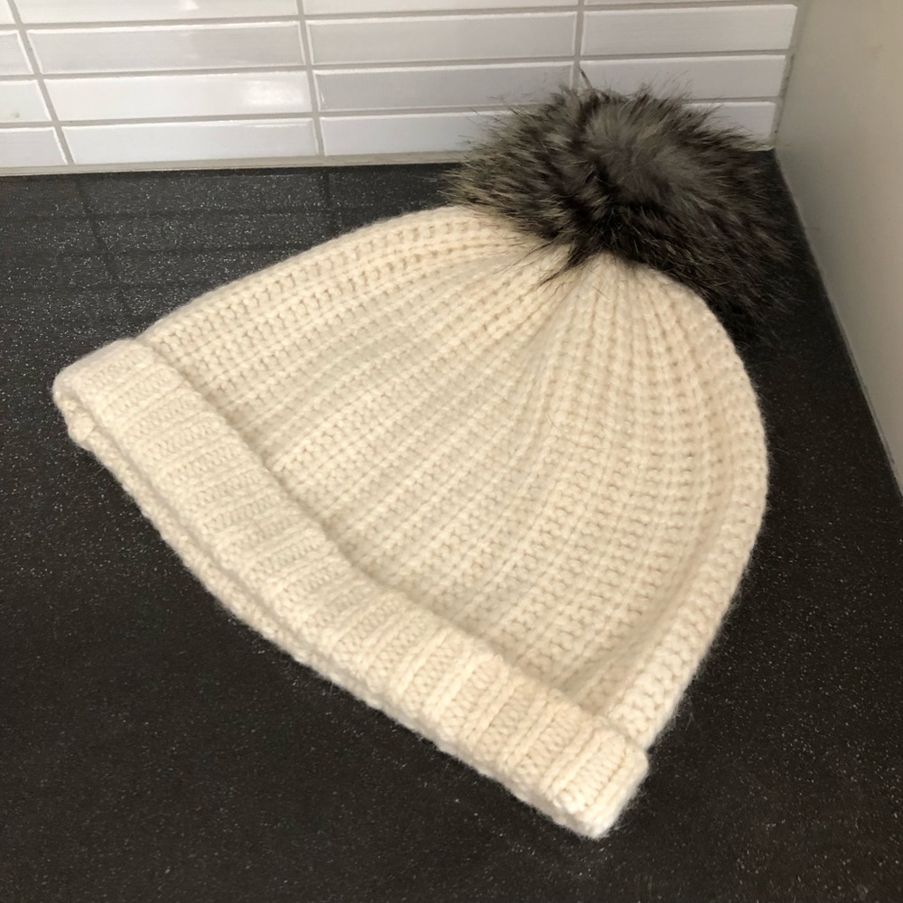 Indigo wool blend women’s toque